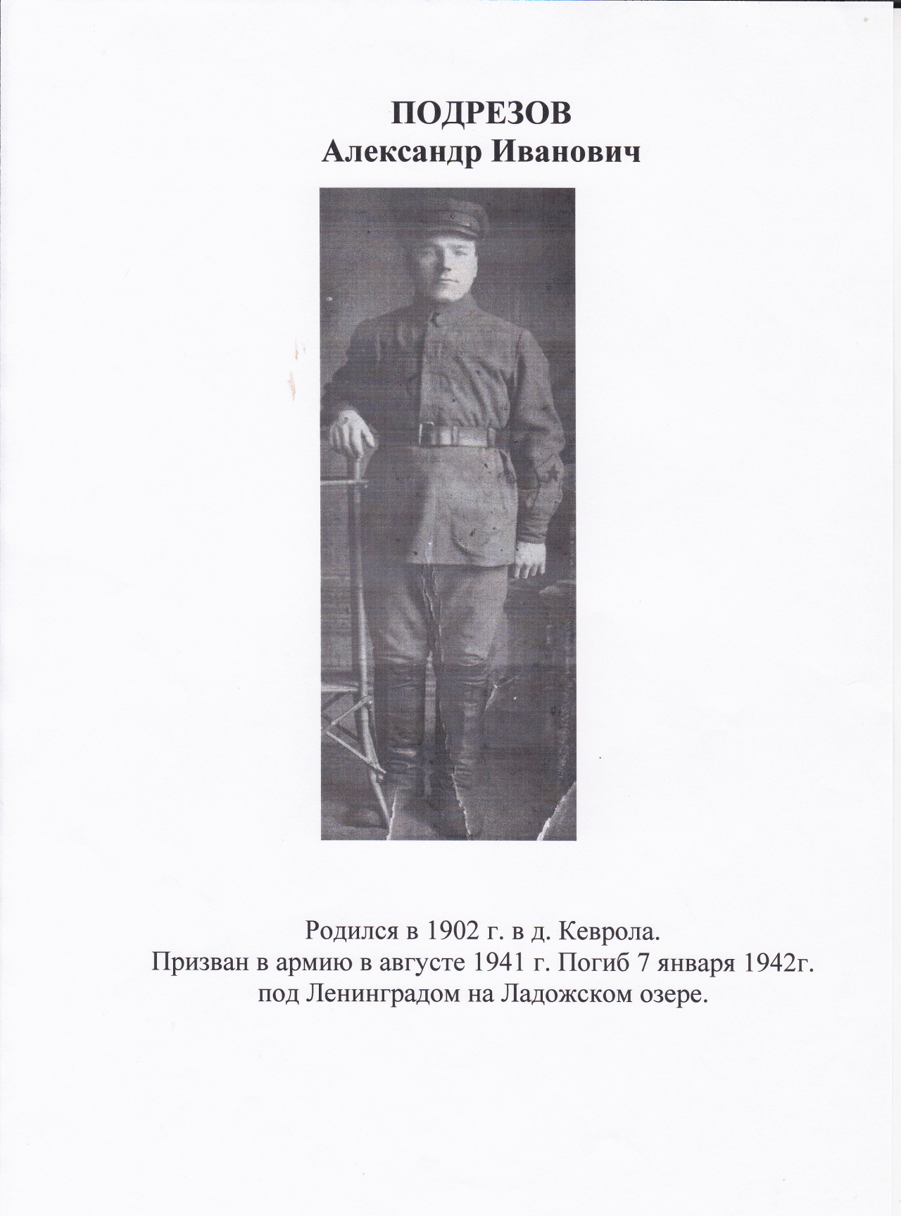 Подрезов Александр Иванович